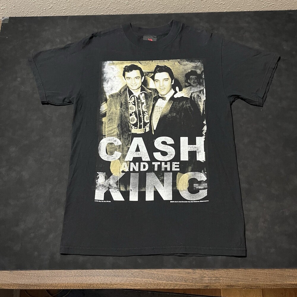Vintage Johnny Cash Shirt Elvis Presley Man in Black Zion Bob Marley Cash King
